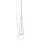 Z-Lite Calhoun Pendant, 1-Light, 9 In.W x 10.75 In.H, Heritage Brass/white opal 7505P9-HBR - alternate 3